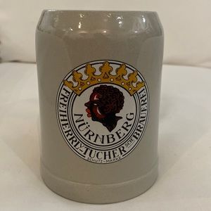 VINTAGE NÜRNBERG FREIHERRL v TUCHER SCIE BRAUEREI SCHUTZ-MARKE BEER STEIN MUG